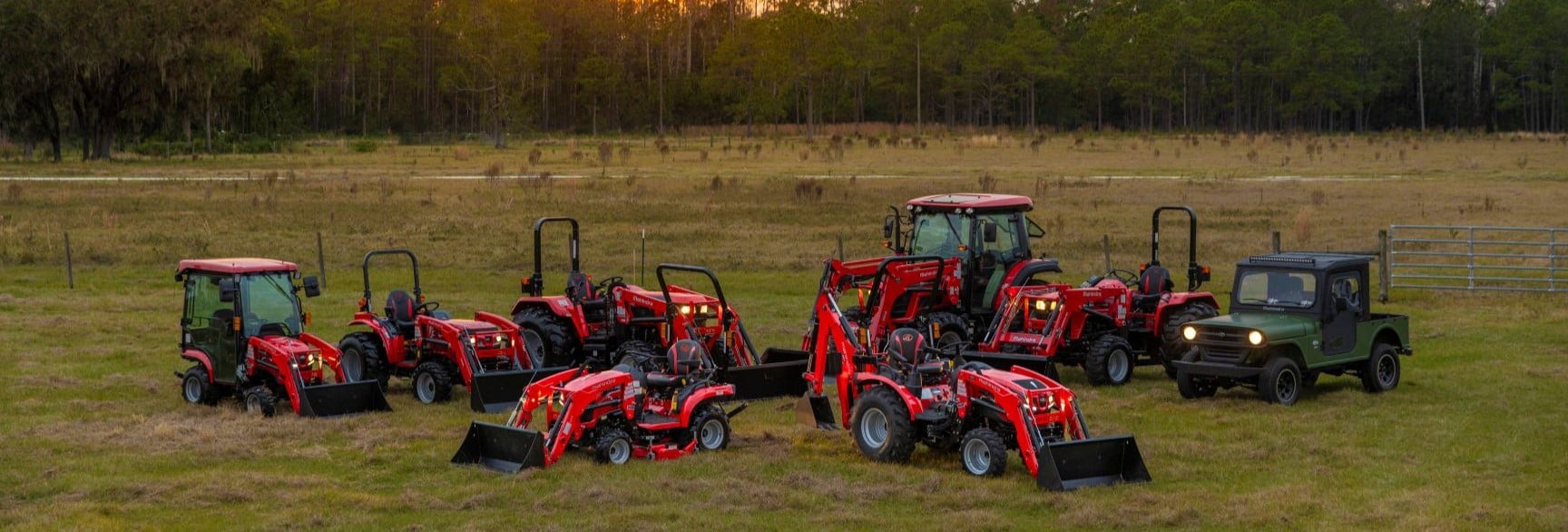 Mahindra pack of tractors and equipment